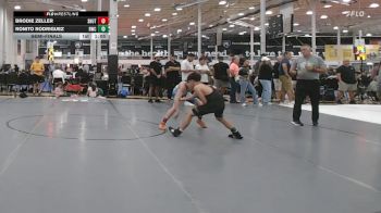 115 lbs Semifinal - Brodie Zeller, Team Shutt Garnett Trained - HSC vs Ronito Rodriguez, Ruthless - HSC