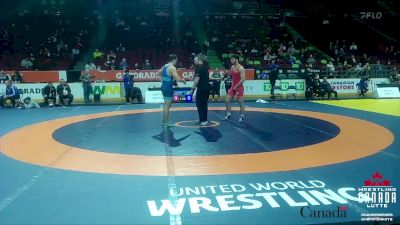 92kg Semifinal - Zaurbek Arsagov, Montreal NTC / Concordia University vs Jayden Harrison, Guelph WC