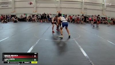 157 lbs Round 3 (6 Team) - Liam Costa, OMP vs Brock Brusca, Trojan WC