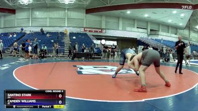 215 lbs Cons. Round 3 - Santino Stark, OH vs Camden Williams, IN