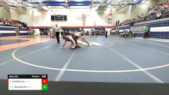 215 lbs Cons. Semi - Landon Burkhardt, Dwight vs Logan VanDuyne, Wilmington