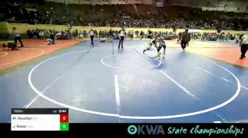 155 lbs Consi Of 8 #2 - Maximus Houston, Tulsa Blue T Panthers vs Justin Baker, Lions Wrestling Academy