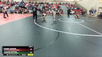 98 lbs Quarterfinal - Tommy Baxter, Punisher Wrestling Company vs Chance Mattox, Ascend Wrestling Academy