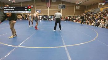 157 lbs Champ. Round 2 - Ezekiel Lara, Menlo vs Enzo Morales, Arizona Christian University