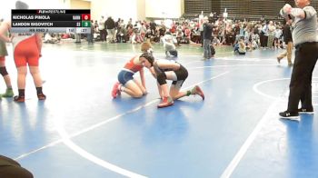 101 lbs Rr Rnd 3 - Nicholas Pinola, Barn Brothers Wrestling Academy vs Landon Sigovitch, South Side Wrestling Club - ESC