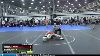 110 lbs Finals (2 Team) - Keegan Barrick, Team Nauman vs Nathan Attisano, Team Ohio