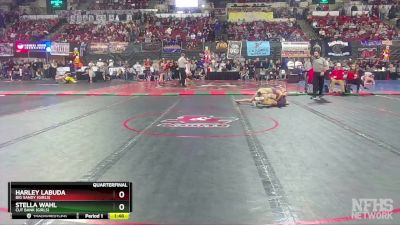 G - 120 lbs Quarterfinal - Stella Wahl, Cut Bank (Girls) vs Harley Labuda, Big Sandy (Girls)