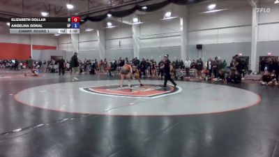 117 lbs Champ. Round 1 - Angelina Doral, Providence vs Elizabeth Dollar, Indiana Tech