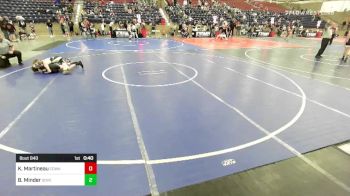 90 lbs Final - Kaden Martineau, Cowan Wrestling Academy vs Bode Minder, Governor