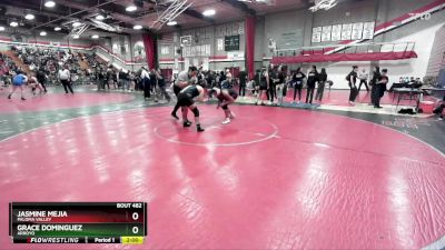 140 lbs Champ. Round 2 - Jasmine Mejia, Paloma Valley vs Grace Dominguez, Arroyo