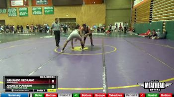 197 lbs Cons. Round 4 - Andrew Mannion, Menlo Wrestling CLub vs Armando Medrano, Bakersfield