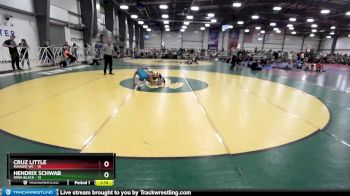 92 lbs Rd# 2 10:30am Friday - Hendrix Schwab, Iowa Black vs Cruz Little, Ranger WC