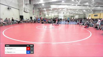 60 lbs Semifinal - Jacobi Burkett, Team Gotcha vs Daxon Bench, South Hills Wrestling Academy