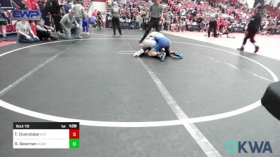 110 lbs Quarterfinal - Tyler Overstake, Kansas Young Guns vs Ricks Bowman, Husky WC