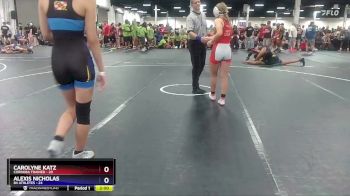 118 lbs Round 4 (8 Team) - Carolyne Katz, Cordoba Trained vs Alexis Nicholas, 84 Athletes