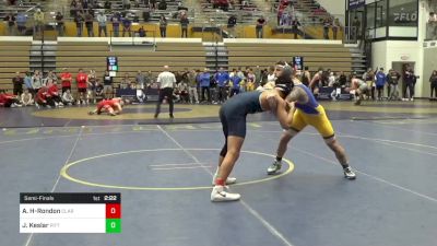 157 lbs Semifinal - Alejandro Herrera-Rondon, Clarion vs Jared Keslar, Pittsburgh
