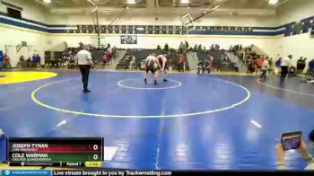 285 lbs Quarterfinal - Joseph Tynan, Lake Roosevelt vs Cole Warman, Cascade (Leavenworth)