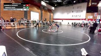 110 lbs Cons. Round 5 - Emerald Nava, Campbell County vs Gabriella Doughty, Cheyenne East