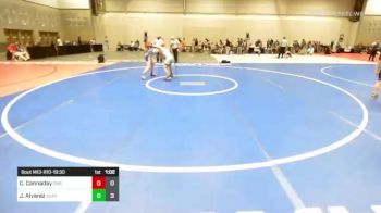 126 lbs Rr Rnd 2 - Cam Cannaday, OUTSIDERS vs Josh Alvarez, Seahawks Gray