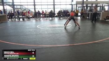 115 lbs Quarterfinal - Maddox Rausch, Redhawk Wrestling Club vs Brock Bell, Big Game Wrestling Club
