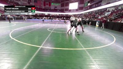 190 lbs 11th Place Match - Ihsan Mohammad Ali, Borah vs Wyatt Nelson, Kuna