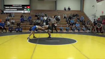 126 lbs Quarterfinal - Jason Eastman, Benton Community vs Israel Zamarron-Acosta, South Tama County