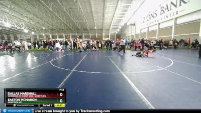 56 lbs Semifinal - Easton McMahon, Shootbox WC vs Dallas Marshall, Warriors Of Christ WOC- Wrestling