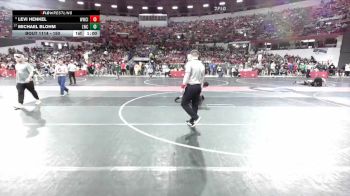 150 lbs Champ. Round 1 - Michael Blohm, Lakeland Wrestling Club vs Levi Henkel, Westosha Wrestling Club Incorporated