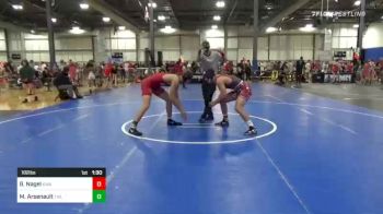 182 lbs Quarterfinal - Gabe Nagel, Kwa vs Mathieu Arsenault, The Nook