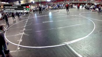 90 lbs Cons. Round 5 - Bryx Leichleiter, Tekamah Herman Wrestling Club vs Turner Zahn, Syracuse Mat Club