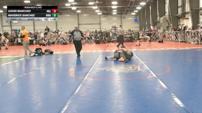 92 lbs Round 3 (12:30pm Saturday) - Jaxon Mancuso, Oklahoma Elite vs Maverick Sanchez, Rough House W.C.