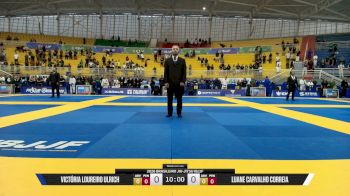 Luane Carvalho Correia vs Victória Loureiro Ulrich 2026 Brasileiro Jiu-Jitsu IBJJF
