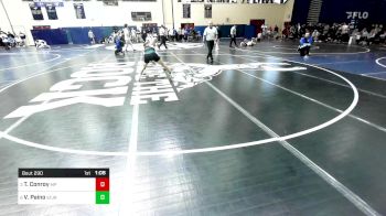 133 lbs Quarterfinal - Tyler Conroy, Malvern Prep vs Vincent Paino, St. Joseph Regional