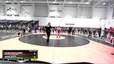 Round 3 - Caleb Montgomery, BH-BL Youth Wrestling vs Ayden Scott, Beaver River Youth Wrestling