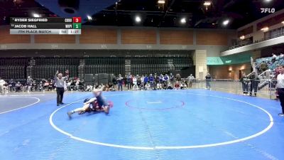 190 lbs 7th Place Match - Ryder Siegfried, Coronado vs Jacob Hall, White Pine
