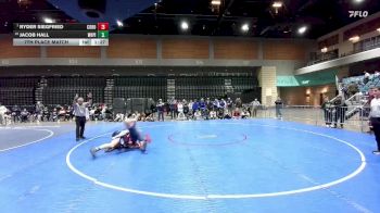 190 lbs 7th Place Match - Ryder Siegfried, Coronado vs Jacob Hall, White Pine