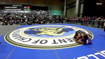 190 lbs 3rd Place Match - Oscar Casarez, Reed vs Quentin Maumoynier, Lassen