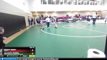 100 lbs Round 3 - Rowdy Berry, NWWC vs Quauhtli Zuniga, Team Aggression Wrestling Club