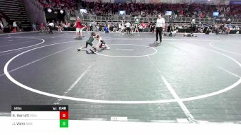 52 lbs Semifinal - Seth Barratt, Rogue Warrior Wrestling vs Jalen Vann, All I See Is Gold Academy