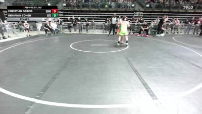 145 lbs Final - Christian Garcia, Dumont Rec. Wrestling vs Benjamin Cohen, Bitetto Trained Wrestling