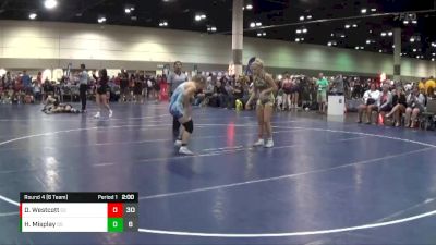 130 lbs Round 4 (6 Team) - Delanie Westcott, Iowa Minion Nation vs Hailie Misplay, MXW - RAW