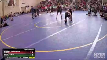 134 Boys Cons. Round 2 - Diego Arias, Brawley vs Damien De La Vega, Santana