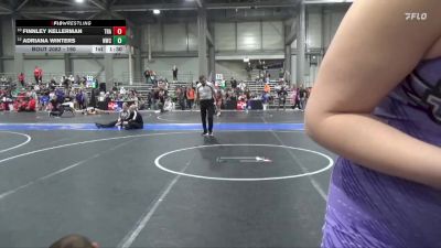 235 lbs Cons. Round 3 - Finnley Kellerman, Trailhands vs Adriana Winters, Norton Wrestling Club