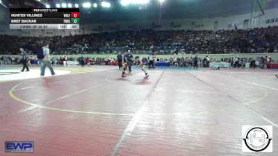 105 lbs Consi Of 32 #2 - Hunter Villines, Weatherford vs Bret Bachar, Ponca City