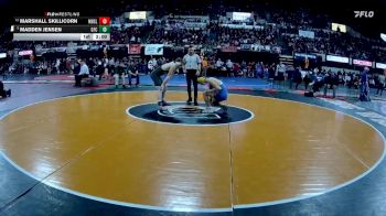 AA - 138 lbs Champ. Round 1 - Madden Jensen, Great Falls CMR vs Marshall Skillicorn, Missoula Big Sky / Loyola Sacred Heart
