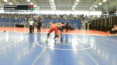 285 lbs 3rd Place - Kaz Morosetti, RI vs Blake Elder, FL