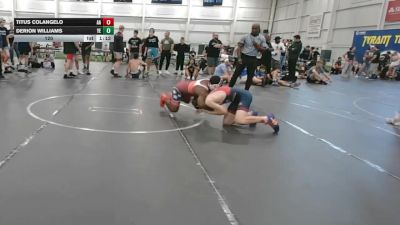 120 lbs Round 3 (4 Team) - Derion Williams, Youngstown Elite vs Titus Colangelo, All American