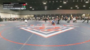 106 lbs Round Of 32 - Jaxson Hackett, FL vs Cyrus Millage, IA