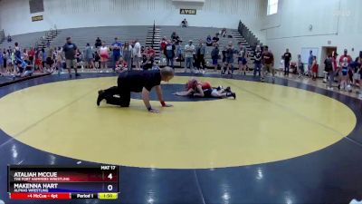 50 lbs Round 1 - Ataliah McCue, The Fort Hammers Wrestling vs Makenna Hart, Alphas Wrestling