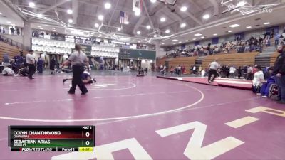 144 lbs 5th Place Match - Colyn Chanthavong, Chaparral vs Sebastian Arias, Brawley